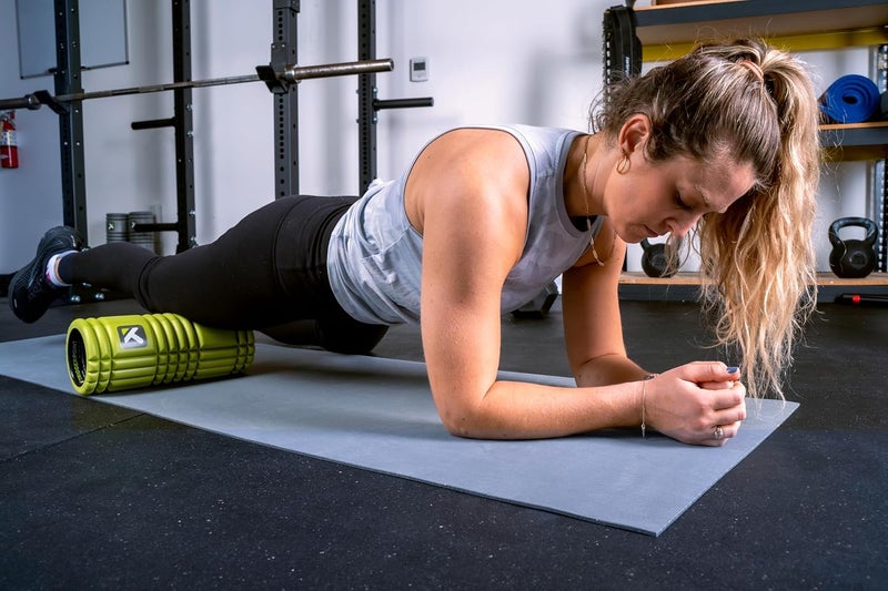 Trigger Point Performance Therapy Grid Foam Roller for Exercise, Deep Tissue Massage and Muscle Recovery, Original (13-Inch), Lime - Image 5